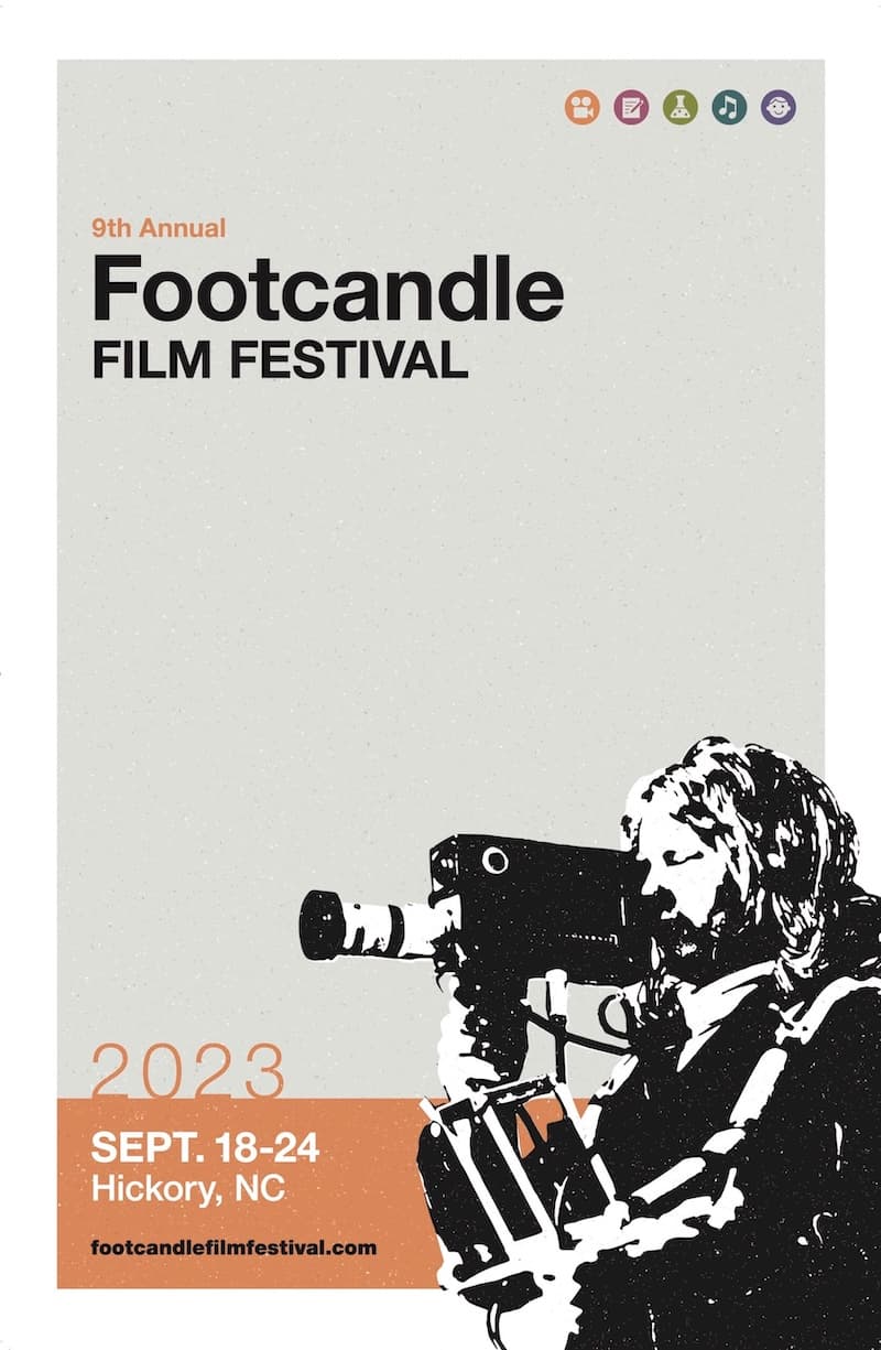 2023 Footcandle Film Festival poster