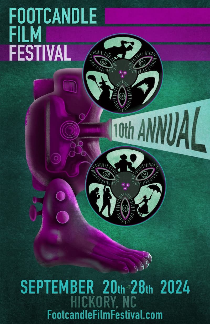 2024 Footcandle Film Festival poster